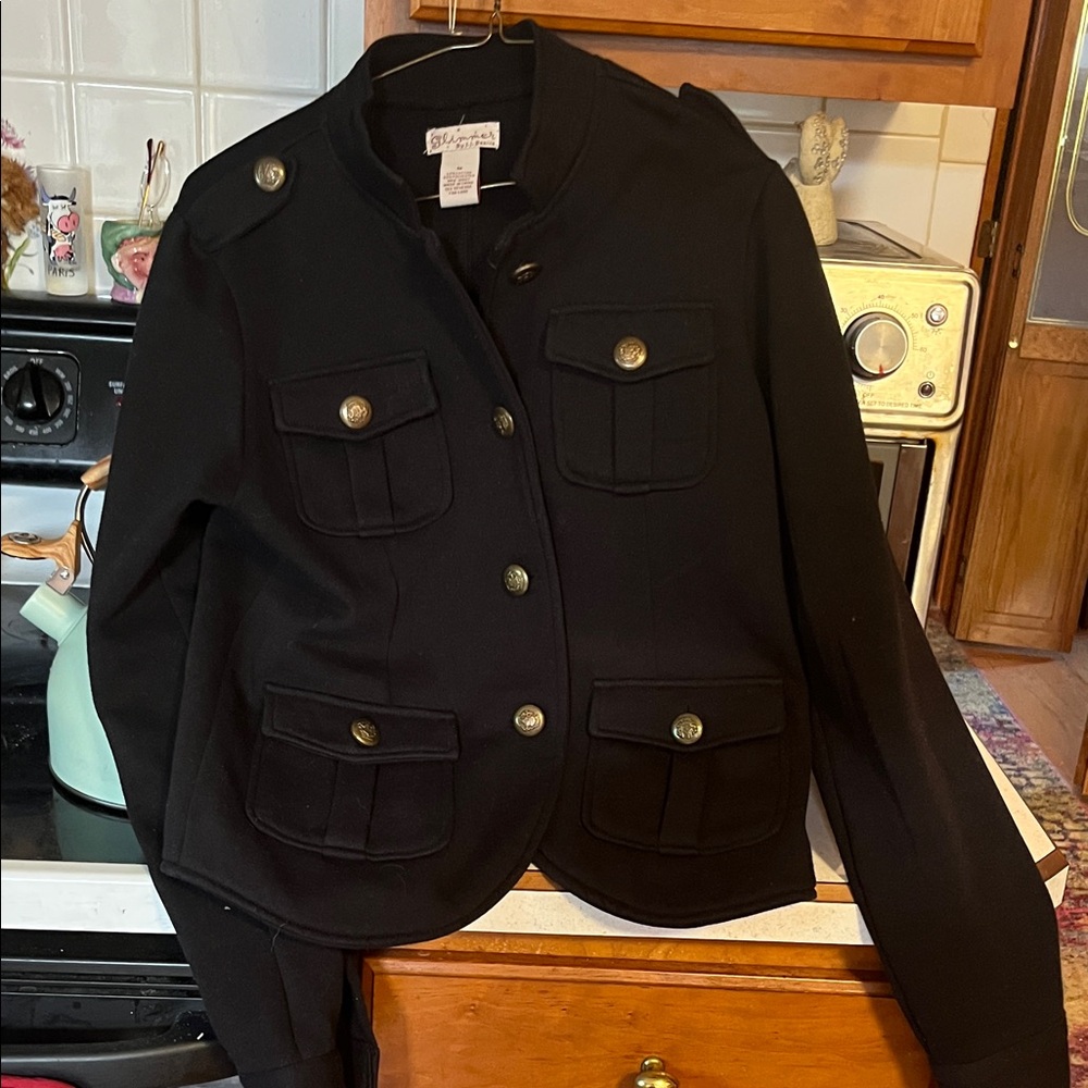 Navy blazer  with gold button